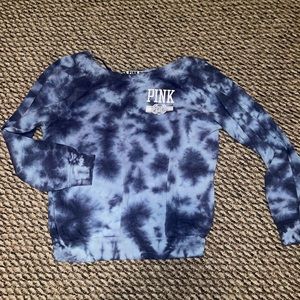 Tie dye crew neck sweatshirt